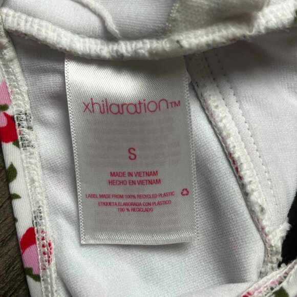 Xhilaration Floral Cut Out One Piece Swim Suit ((size small)) - Picture 3 of 4